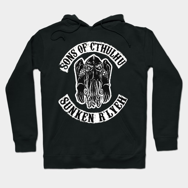 Sons of Cthulhu - Sunken R'lyeh Hoodie by Edgeofnowhere